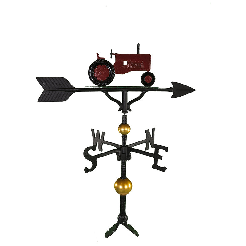 Deluxe 32'' H Transportation Weathervane, Red