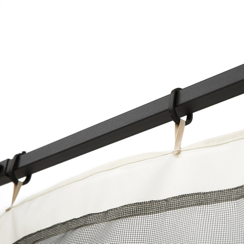 Outsunny Universal Replacement Mesh Sidewall Netting For Patio Gazebos And Canopy Tents With Zippers, (Sidewall Only)