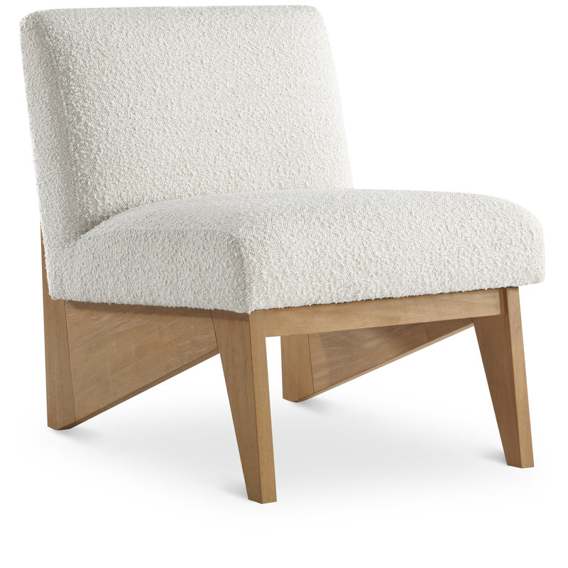 Chaise d'appoint rembourré, Naturel