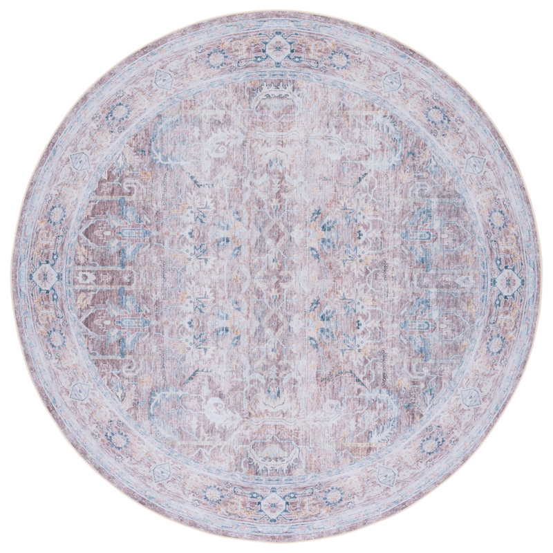 Tucson Performance Machine Washable Oriental Rug, Round 6'