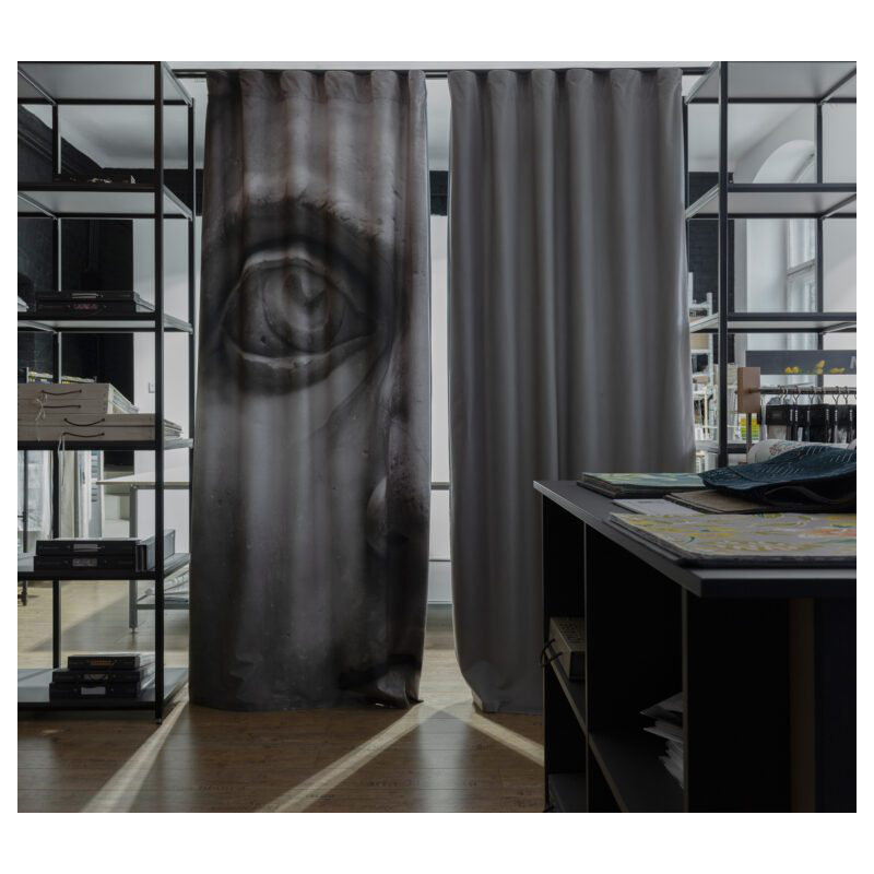 Velvet Blackout Curtain Panel Pair, 148cm Width x 300cm Drop
