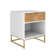 Bedside table with open locker