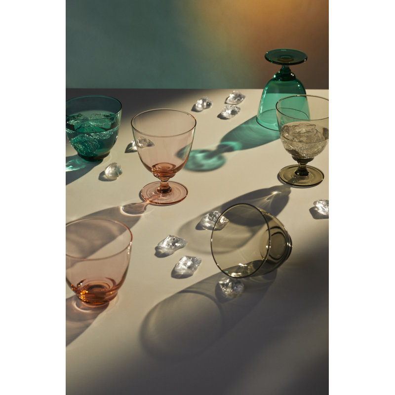 Flow Drinking Glass, Green