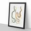 Snake Illustrations by John Edward Gray - Picture Frame Painting Print-55618575-55618576