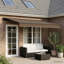 VidaXL Polyester Cover Retractable Patio Awning-130830661-130830664-130830674