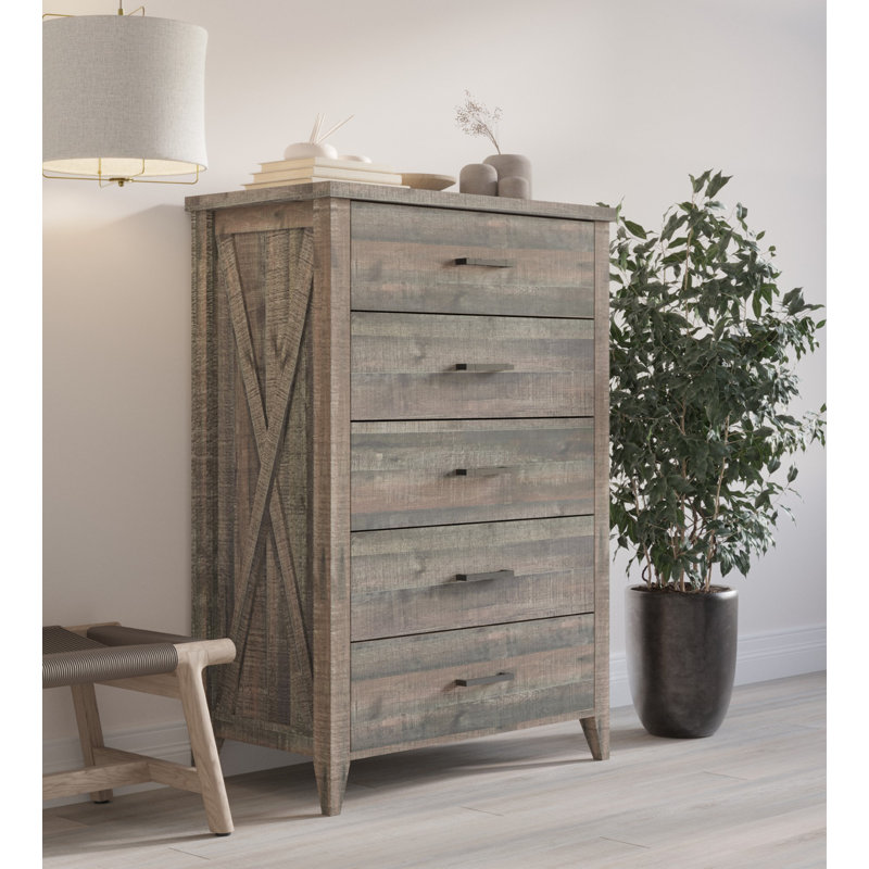 Macrae 5 Drawer 31.3" W Chest