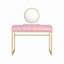 Bureau de coiffeuse avec miroir et plateau à bijoux Coleen