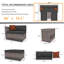 Ensemble de canapé modulaire 5 pièces