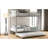Silver Twin Over Bunk Bed With Trundle - Metal Frame For Stability And Construction Peace Of Mind-1836015431