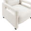 Fauteuil beige avec une structure en contreplaqué stable et un revêtement en forme de boucle pour un rembourrage élégant à structure tactile-1396789789