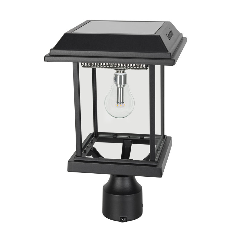 Aspen Ii Solar Post Light With 3" Fitter