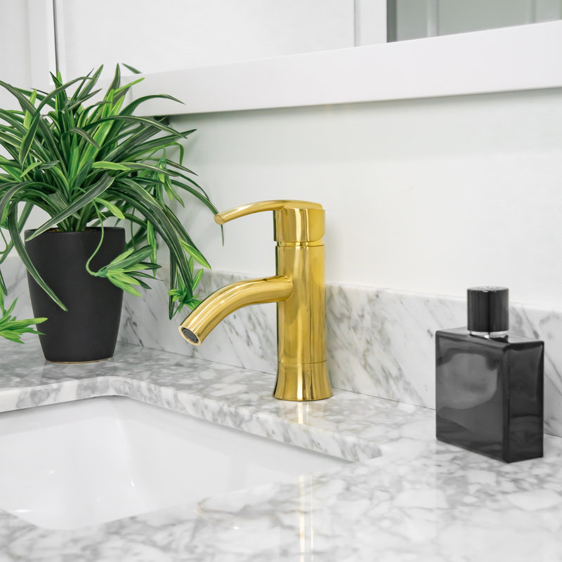 Waverly Single-handle Bathroom Faucet, Brushed Gold