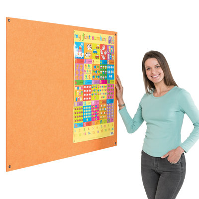 Wall Mounted Reversible Bulletin Board