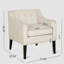 Fauteuil capitonné Bohannon-140544220