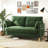 George 62’’ Chenille Tufted Loveseat Sofa with 2 Pillows And Storage Pockets Couches-1596382035
