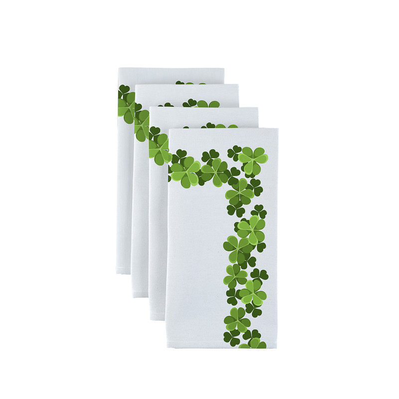 Polyester Floral Square Napkin