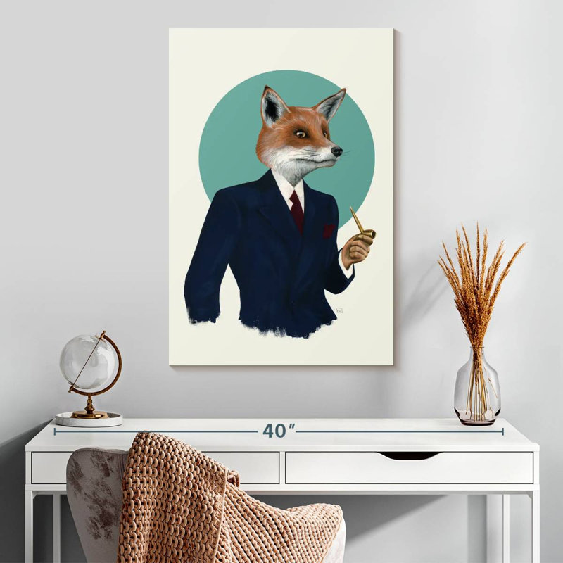 Brampt Mr. Fox, 30" H x 20" W