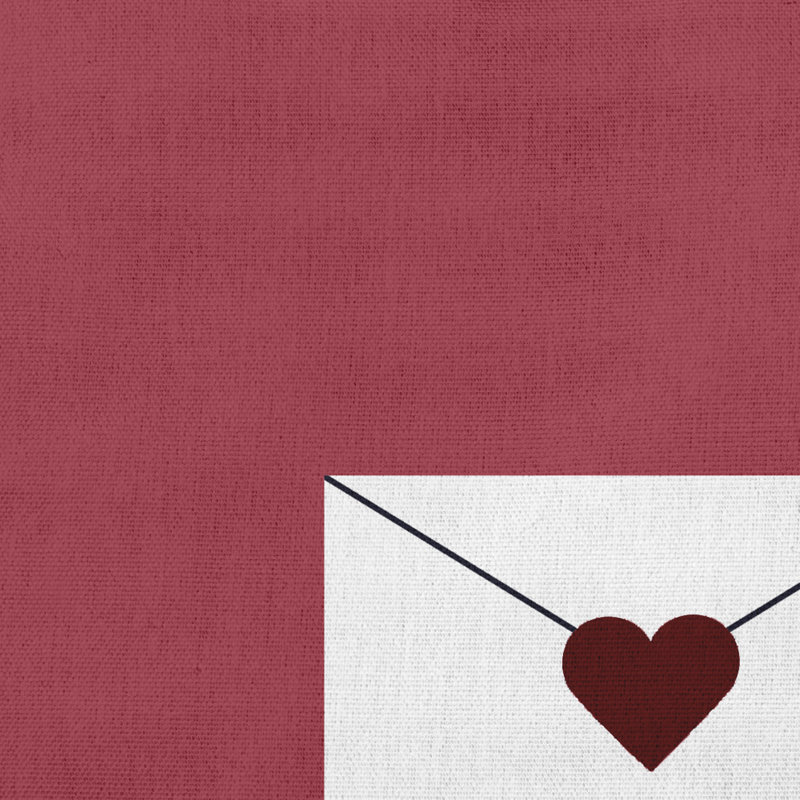 Reversible Throw Pillow, Maroon