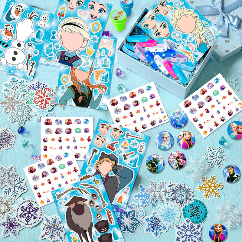 115pcs Frozen Party Favors, Frozen Party Decorations Supplies