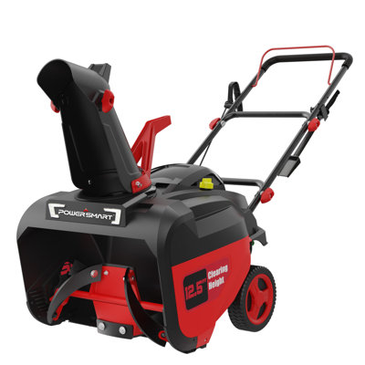 Powersmart 21" Gas Snow Blower,212Cc 4-Stroke Engine, Recoil Start, 180° Chute Rotation, Electric Start, Durable Steel