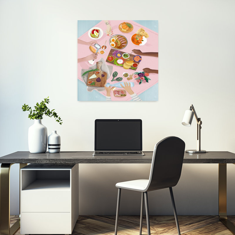Contemporary Art Contemporary Art, 18" H x 18" W