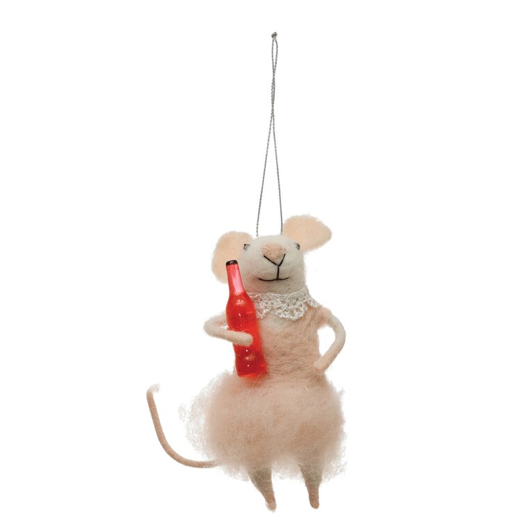 Felt Mouse Ornament