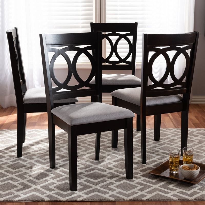 Bothell 18.5'' H Linen Upholstered Side Chair, Gray