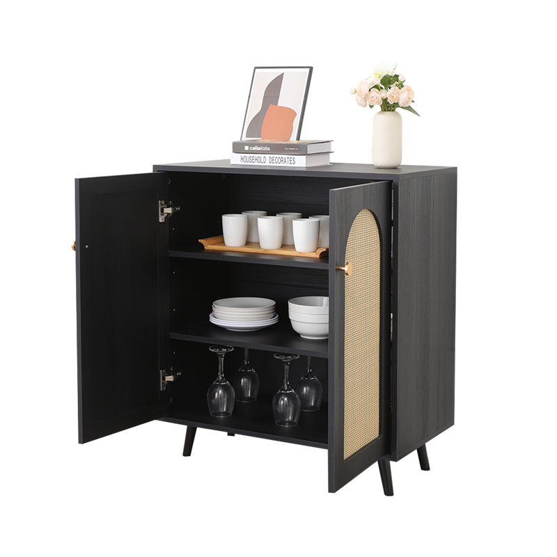 Buffet 30 'Ebony Modern, Ébène