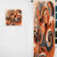 Deiondre - Evolving Abstractions IV - Rideau moderne en velours - obscurcissant - 1 panneau-1252222729