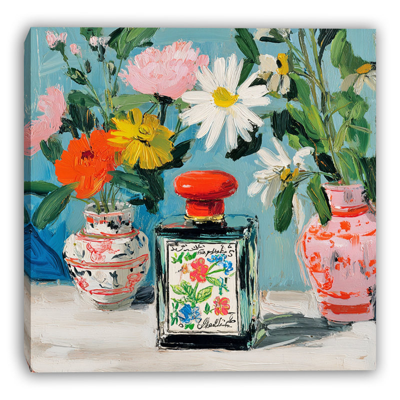 Art mural sur toile Botanical Essence, 12"W x 12"H x 1"D