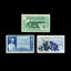 Souvenirs encadrée en monnaie et cachet de guerre civile