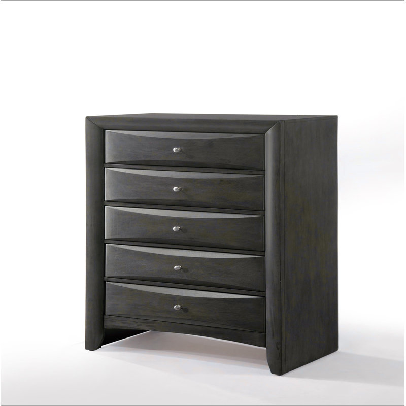 Commode en chêne gris Irlande, Gris