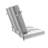  Dining Chair Cushion, 20" X 40" X 3.5", Premium Memory Foam Core With Waterfall Edge, Solstice Olefin Fabric, Patio Cushion For Outdoor Dining Chairs-1078139835