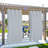 Abba Waterproof Grommet Top and Bottom Black Out Pergola Outdoor Single Curtain Panel-944345147-998080558
