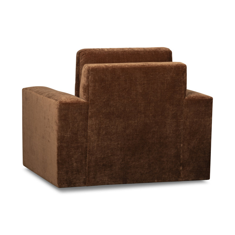 Jonie Upholstered Swivel Chair, Andrew Sienna