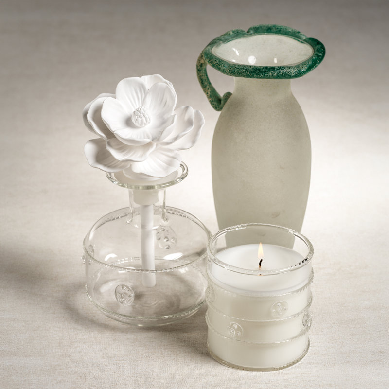Diffuseur d'huile en porcelaine, 6,76 oz, Fleur d'abricot