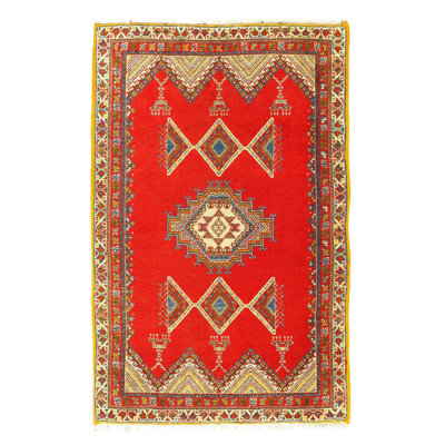 Oriental Area Rug in Red