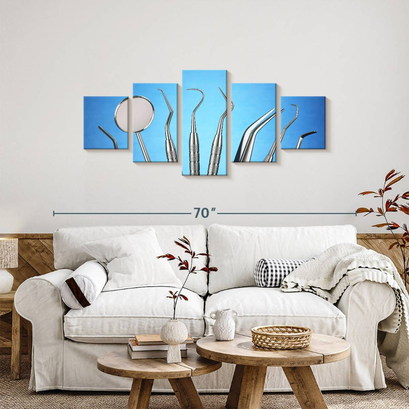 Dentist Tools, 24" H x 55" W