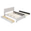 Lit plateforme tapissier avec lit gigogne et 2 tiroirs-867545582-867545488