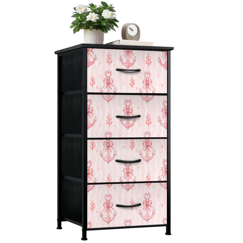 Commode de rangement verticale 4 tiroirs