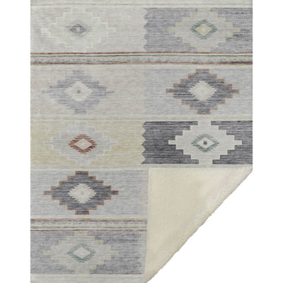 Couverture en sherpa ivoire One Pixie Street 127 x 178 cm, couleur ivoire