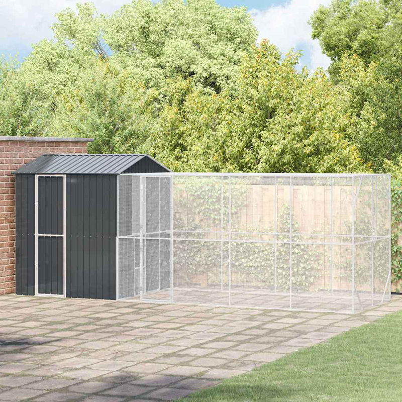 247cm Galvanised Steel Floor Bird Cage