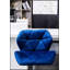 Ensemble de 2 tabourets de bar Breni Velvet Diamond-758687890