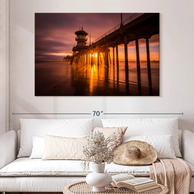 Aletra Sunset At Huntington Beach Pier