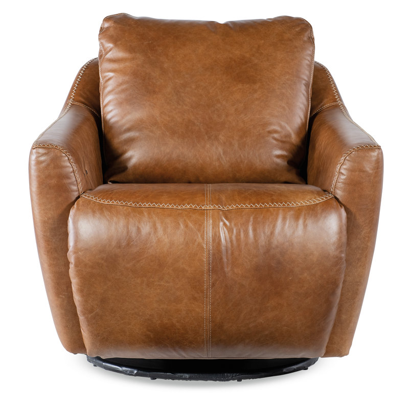 Beau Leather Swivel Recliner