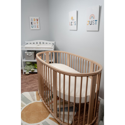 Organic Breathable Oval Crib Mattress (For Stokke Sleepi Bed V3)