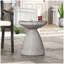 Table d'appoint d'extérieur en béton léger