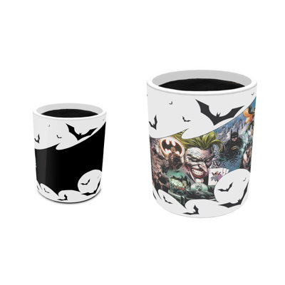 Tasse Batman (Cape) Clue Morphing Mug® sensible à la chaleur