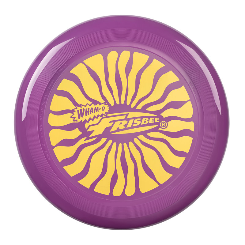 Wham-O Frisbee Cool Flyer Flying Disc, 9.95 Inch Lightweight Toy, 130g, Purple