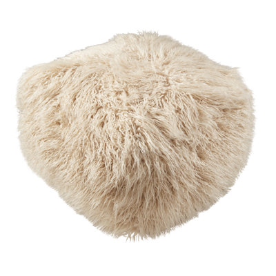 Faux Mongolian Collection 20" Pouffe